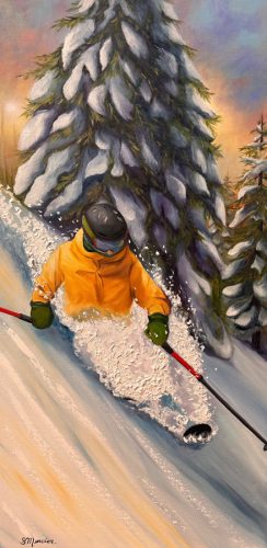 Trainée blanche